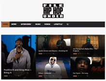 Tablet Screenshot of fileunderhiphop.com